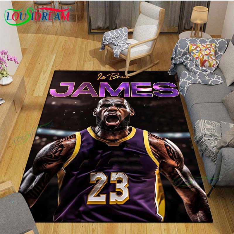 Badminton Zone - Basketball Star L-LeBron J-James K-Kobe Printed