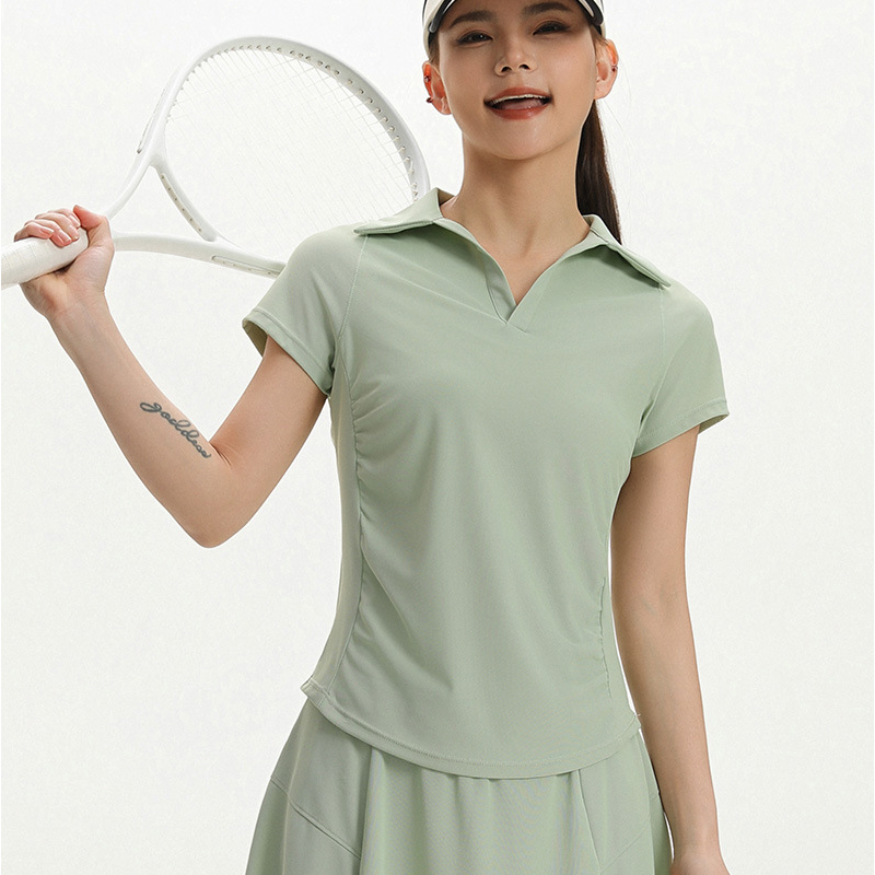T Shirt Dry Fit - Women's Tennis Polo Shirt Short Sleeve