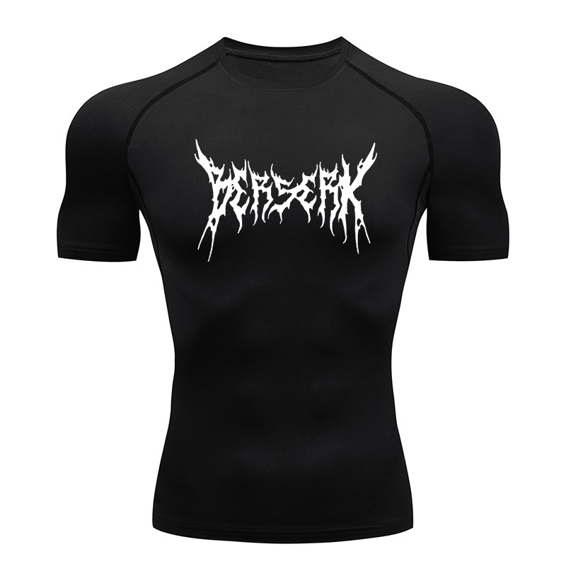 T Shirt Dry Fit - Gym Workout Rash Guard for Men