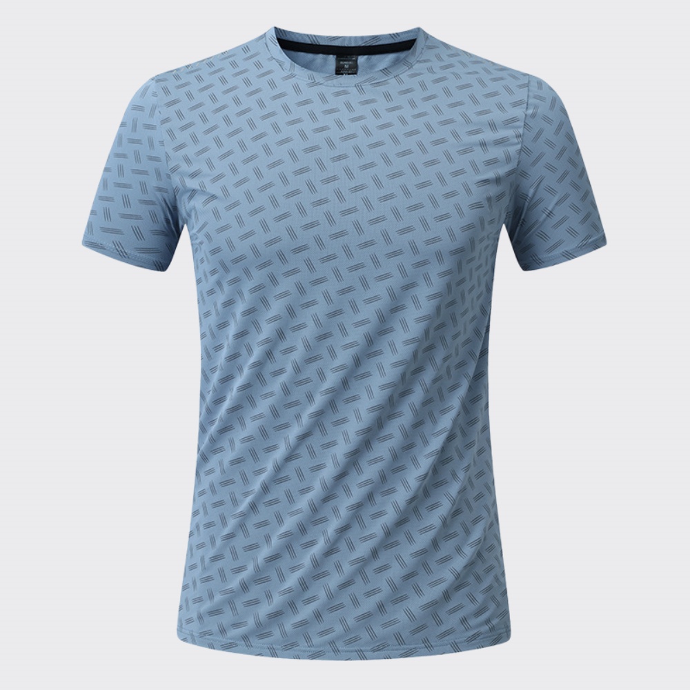 T Shirt Dry Fit - Summer Men's Print Compression T-shirt Short