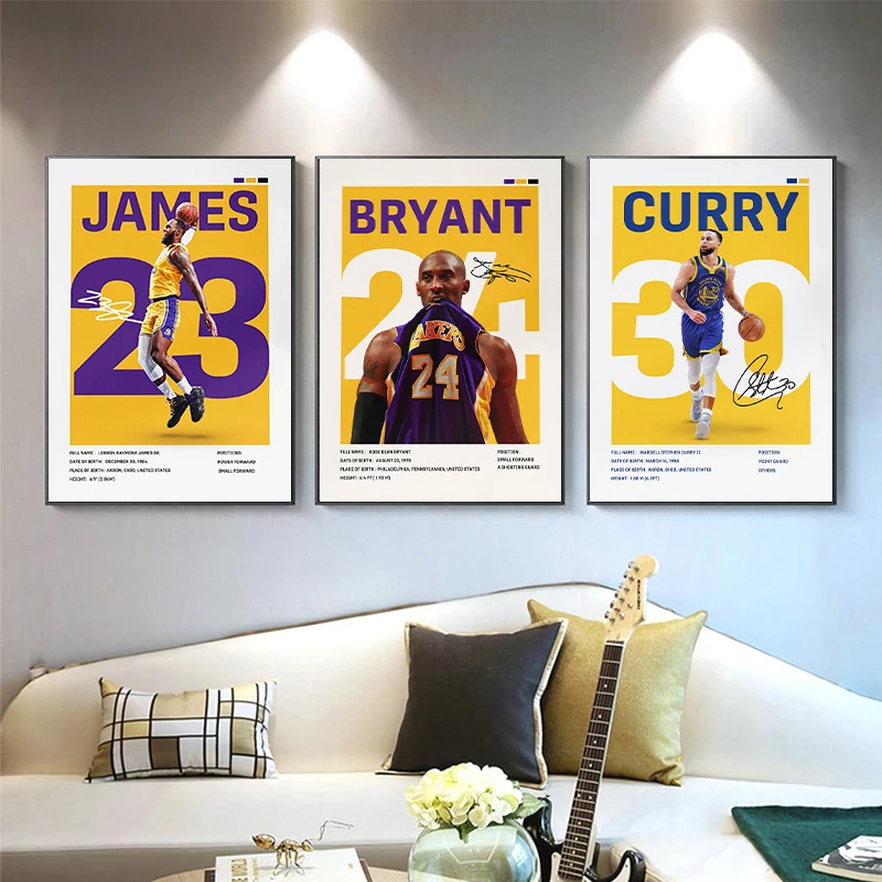 Badminton Zone - Famous Basketball Player Sports Posters and