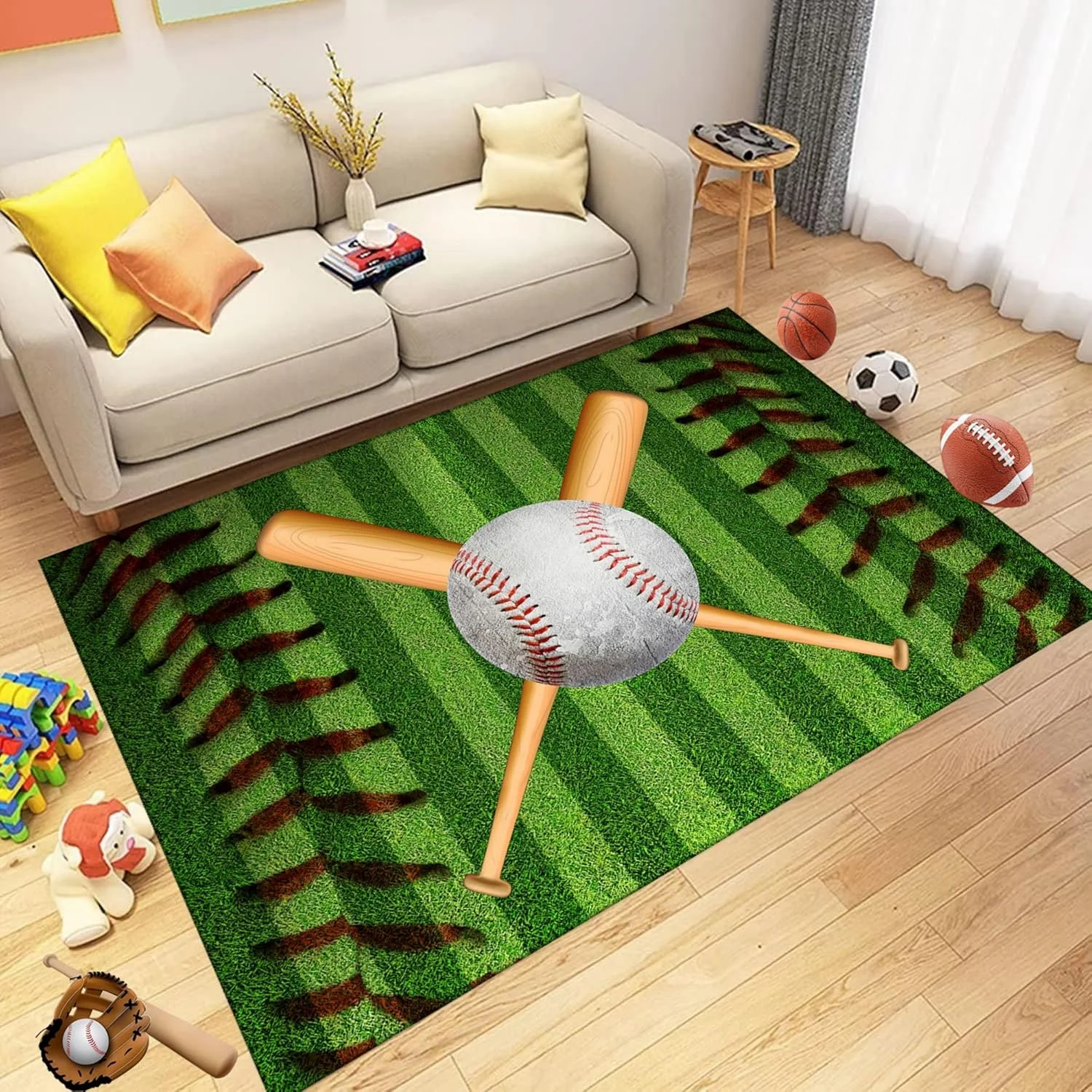 Basketball Court Area Rug Non- - огляд і ціна Badminton Zone