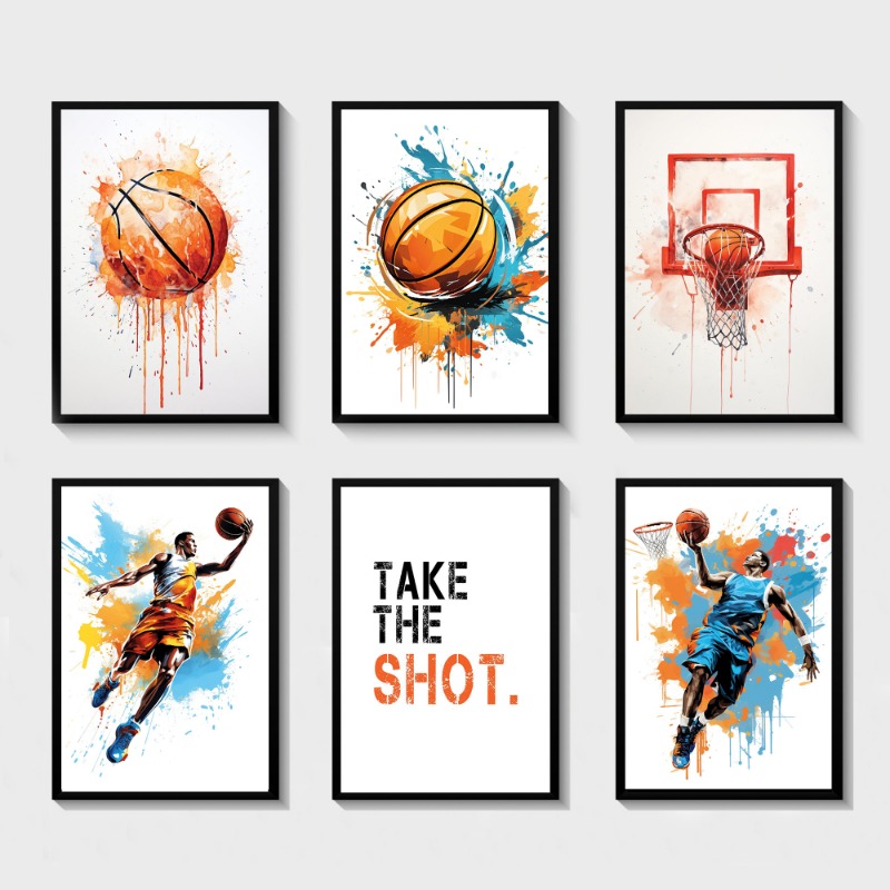 Watercolor Graffiti Basketball - огляд і ціна Badminton Zone