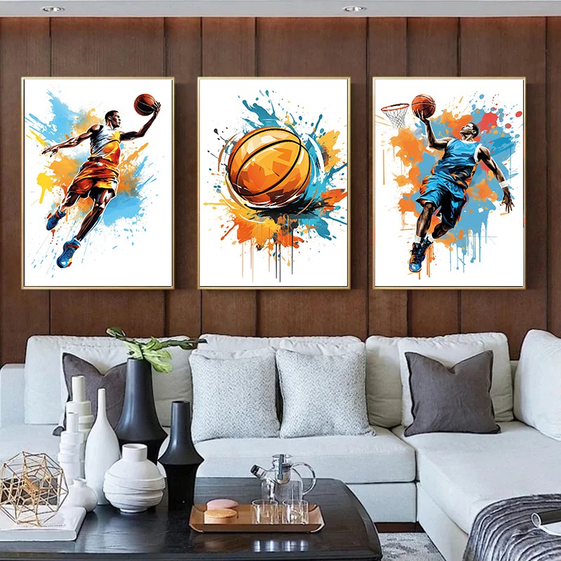Watercolor Graffiti Basketball - огляд і ціна Badminton Zone