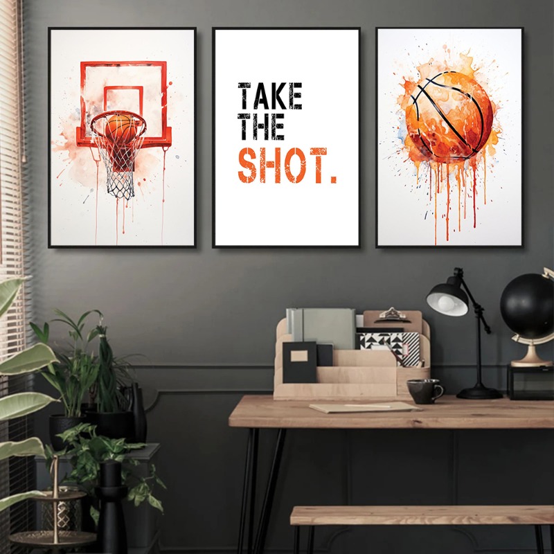 Watercolor Graffiti Basketball - огляд і ціна Badminton Zone