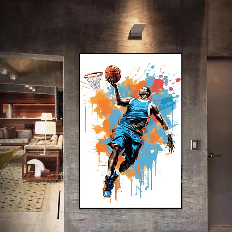 Watercolor Graffiti Basketball - огляд і ціна Badminton Zone