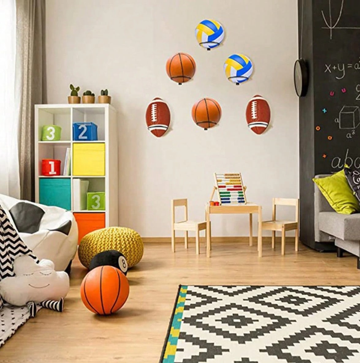 Space Saving Wall Mounted Bask - огляд і ціна Badminton Zone
