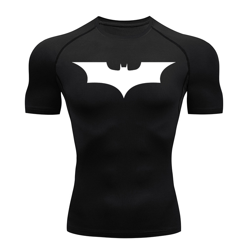 Bat Print Compression Shirts f - огляд і ціна T Shirt Dry Fit
