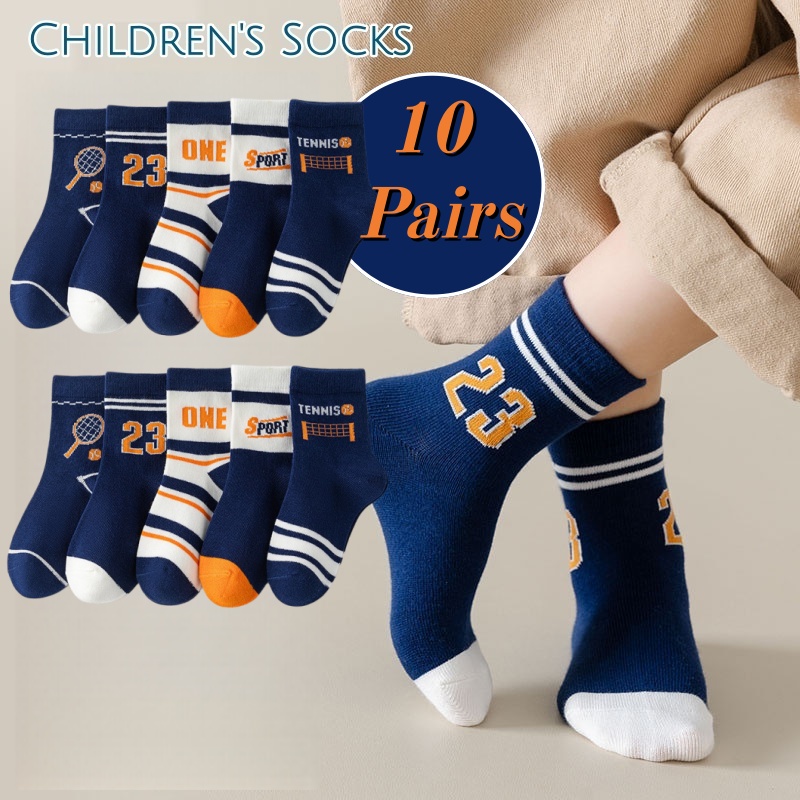 10 Pairs Boys Sports Crew Sock - огляд і ціна Ankle Support Badminton