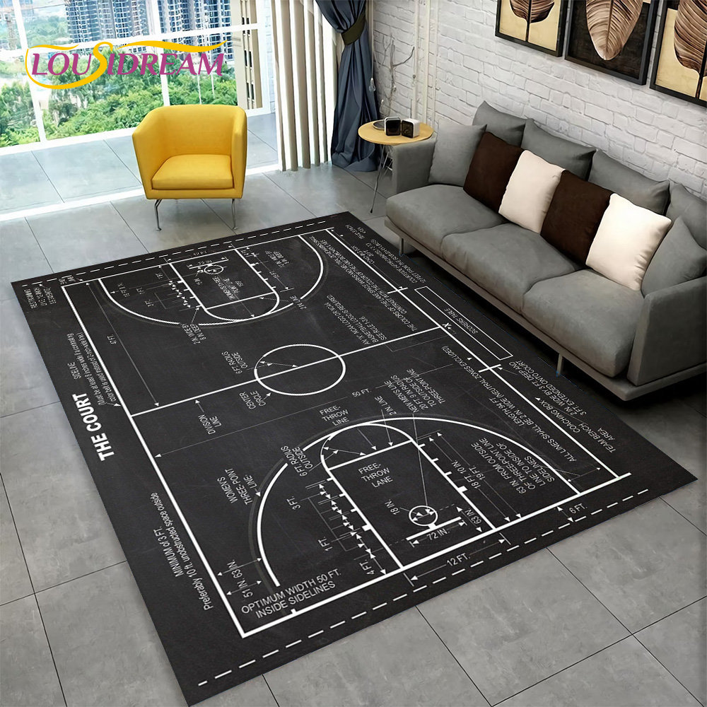 3D Basketball Cour Cartoon Are - огляд і ціна Badminton Zone