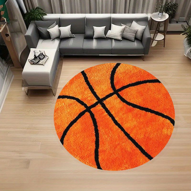 Basketball Pattern Round Rug F - огляд і ціна Badminton Zone