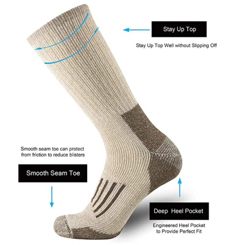80% Wool Socks Thicken Warm Hi - огляд і ціна Ankle Support Badminton