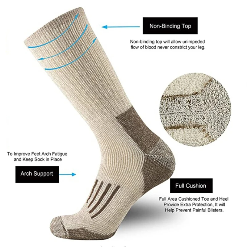 80% Wool Socks Thicken Warm Hi - огляд і ціна Ankle Support Badminton